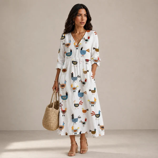 Milagros | Vestido Lino