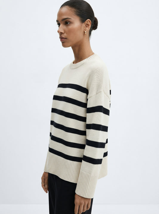 Alessandra | Jersey de Punto a Rayas