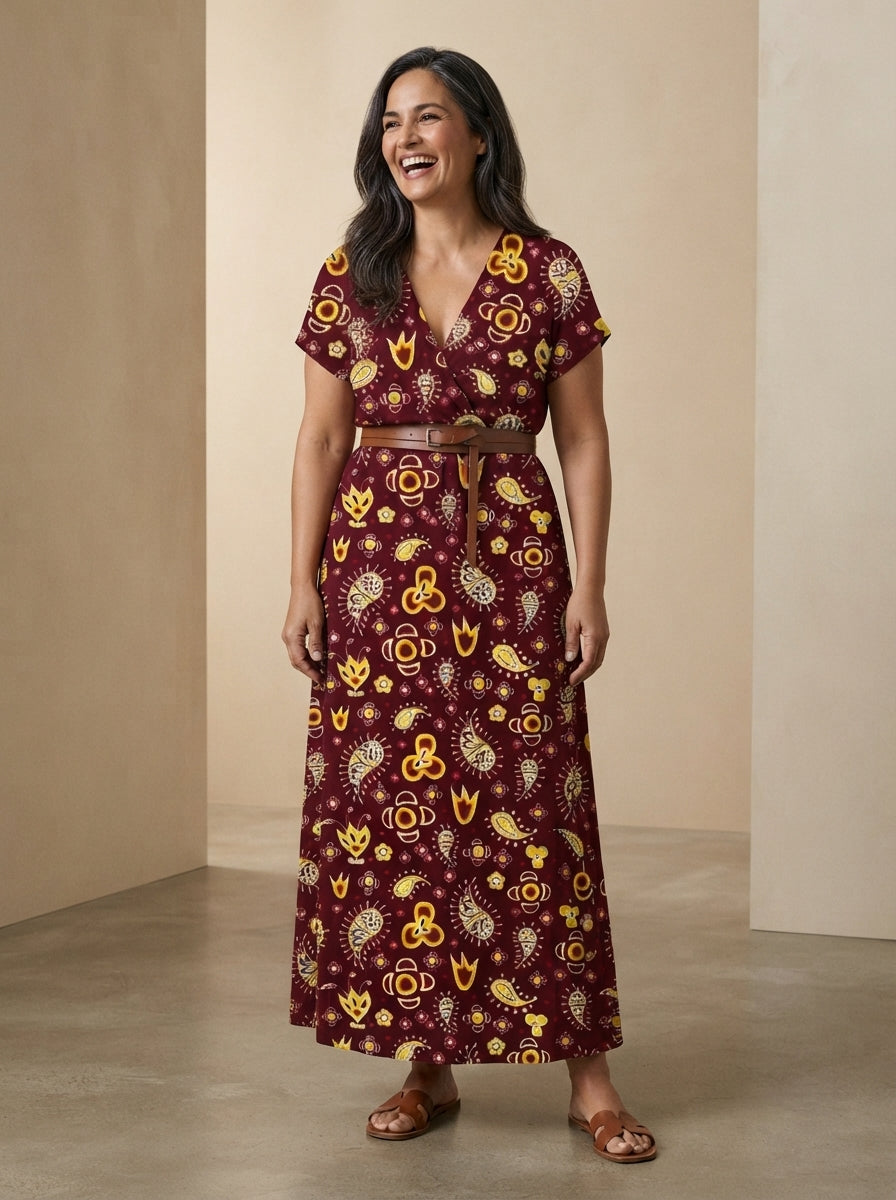 Allegra | Paisley Maxi Dress