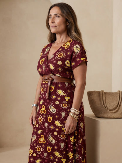 Allegra | Paisley Maxi Dress