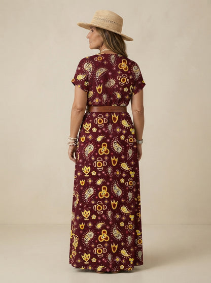 Allegra | Paisley Maxi Dress