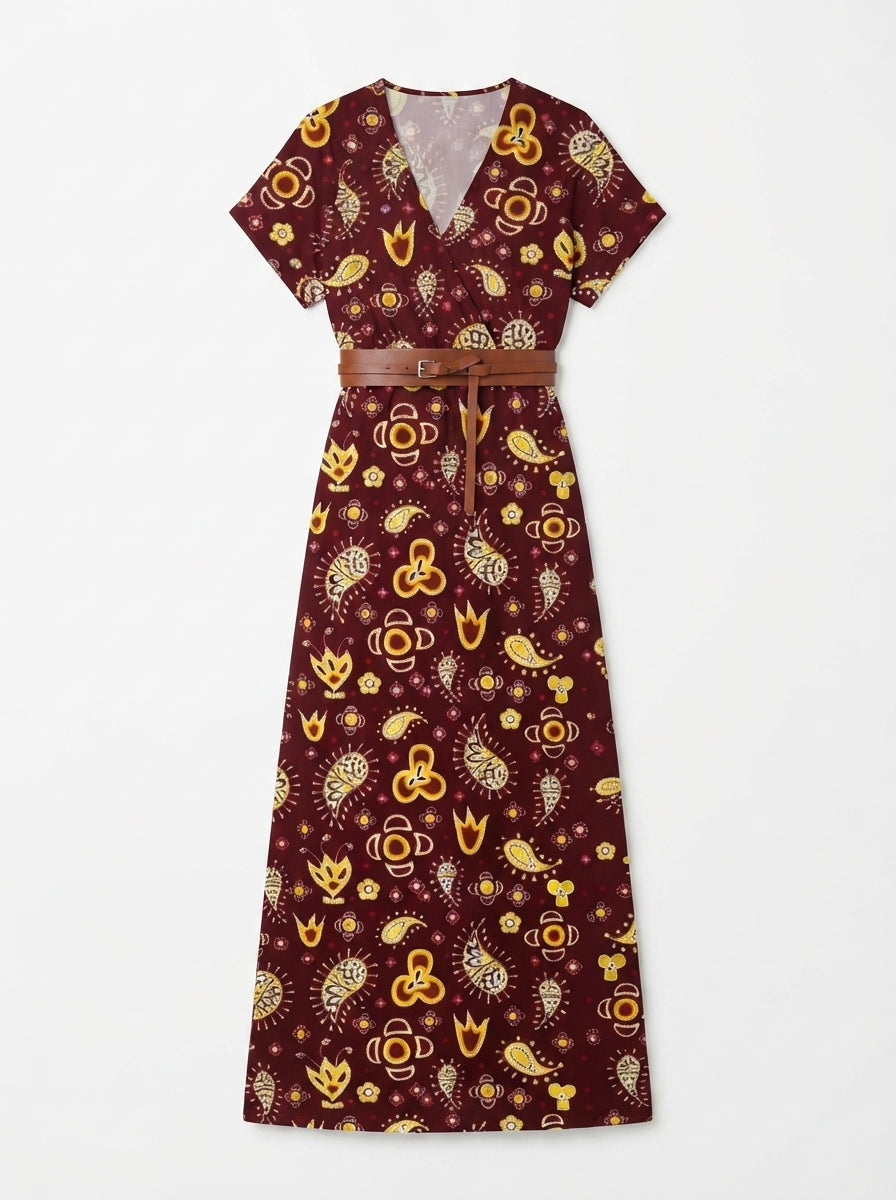 Allegra | Paisley Maxi Dress