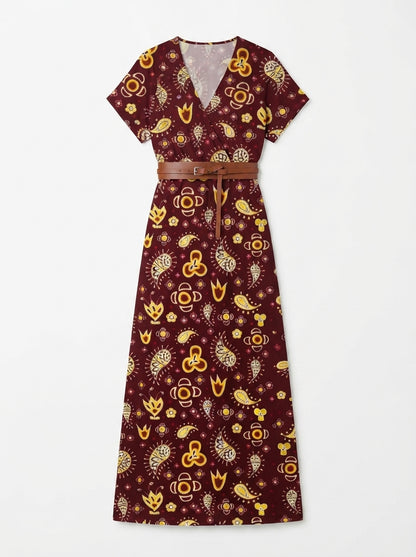 Allegra | Paisley Maxi Dress