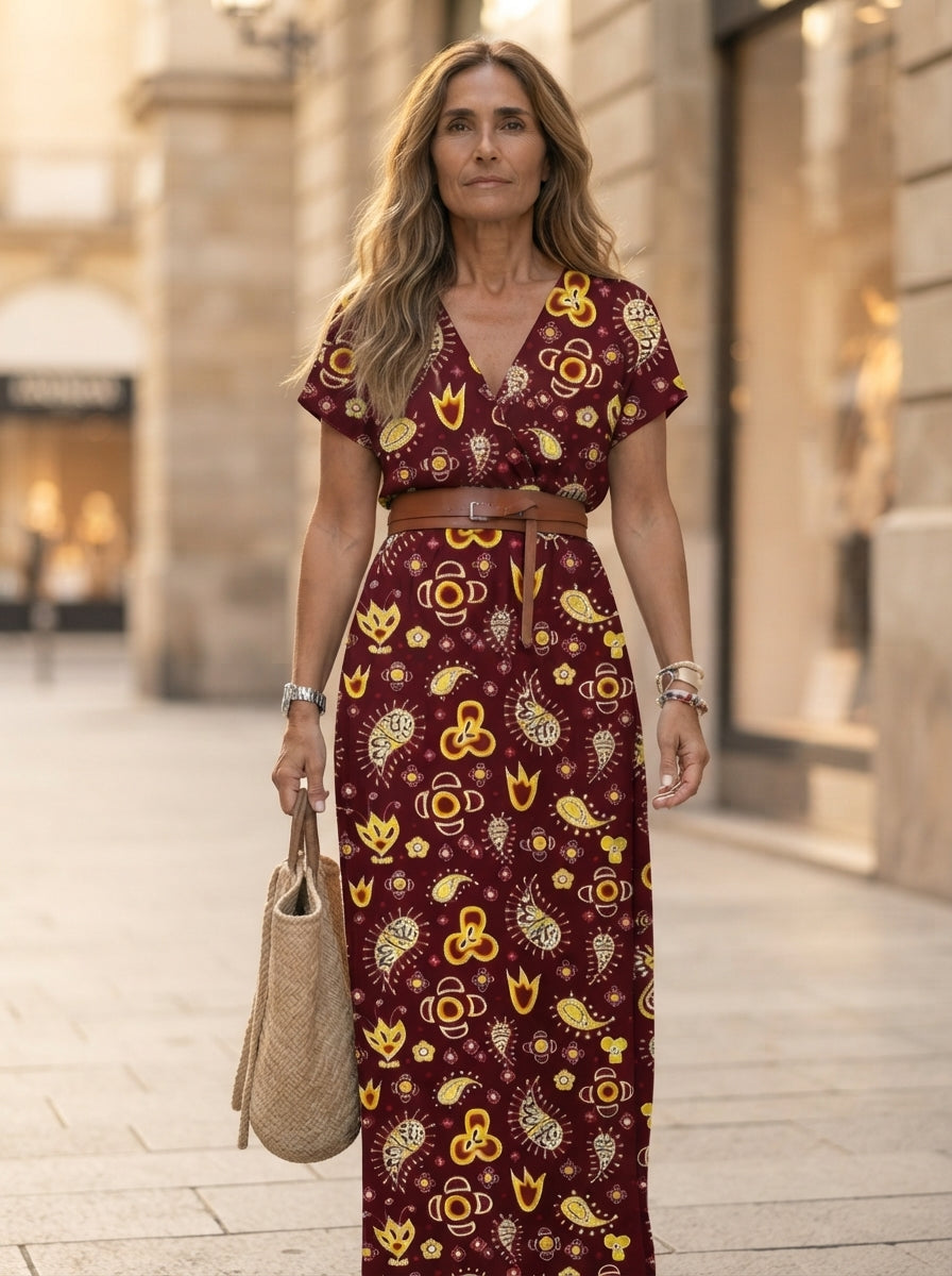 Allegra | Paisley Maxi Dress