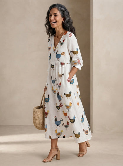 Milagros | Vestido Lino
