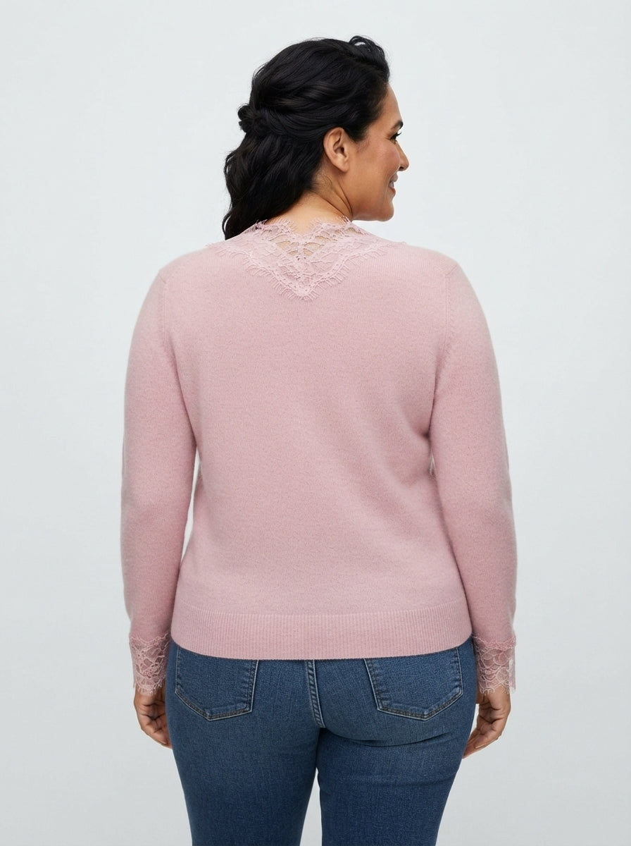 Léa | Cardigan with lace