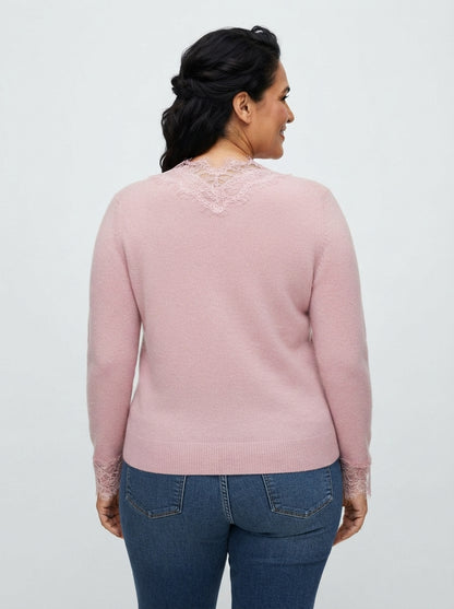 Léa | Cardigan with lace