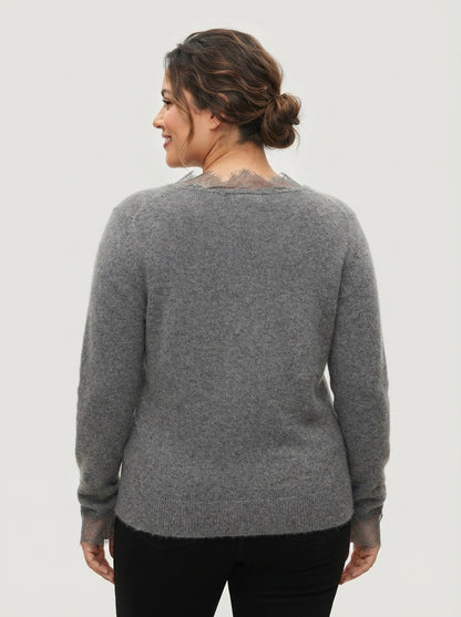Léa | Cardigan with lace