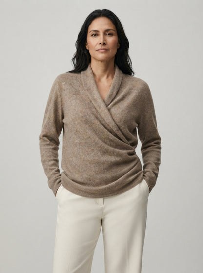Eva | Knitted Wrap Cardigan
