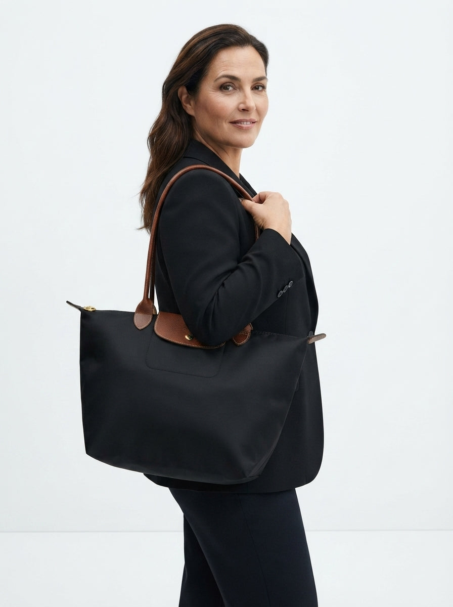 Tote | Bag with Leather Handles