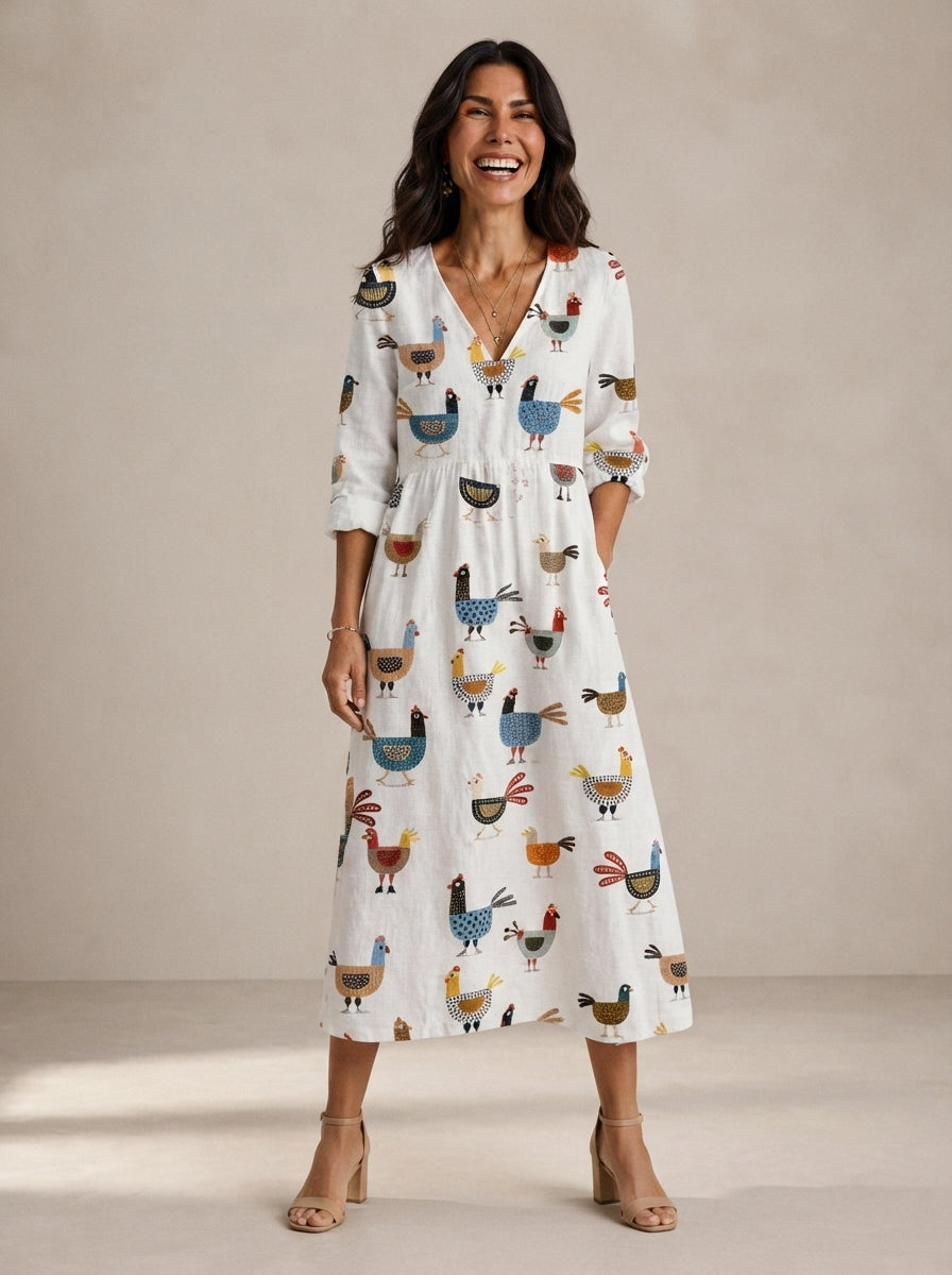 Milagros | Vestido Lino