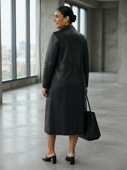 Letizia | Abrigo Piel