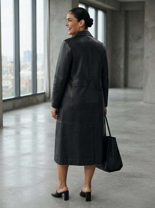 Letizia | Abrigo Piel