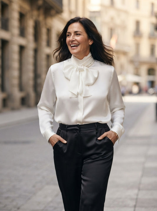 Elena | Blusa Con Lazo