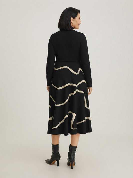 Aura | Falda larga estampada