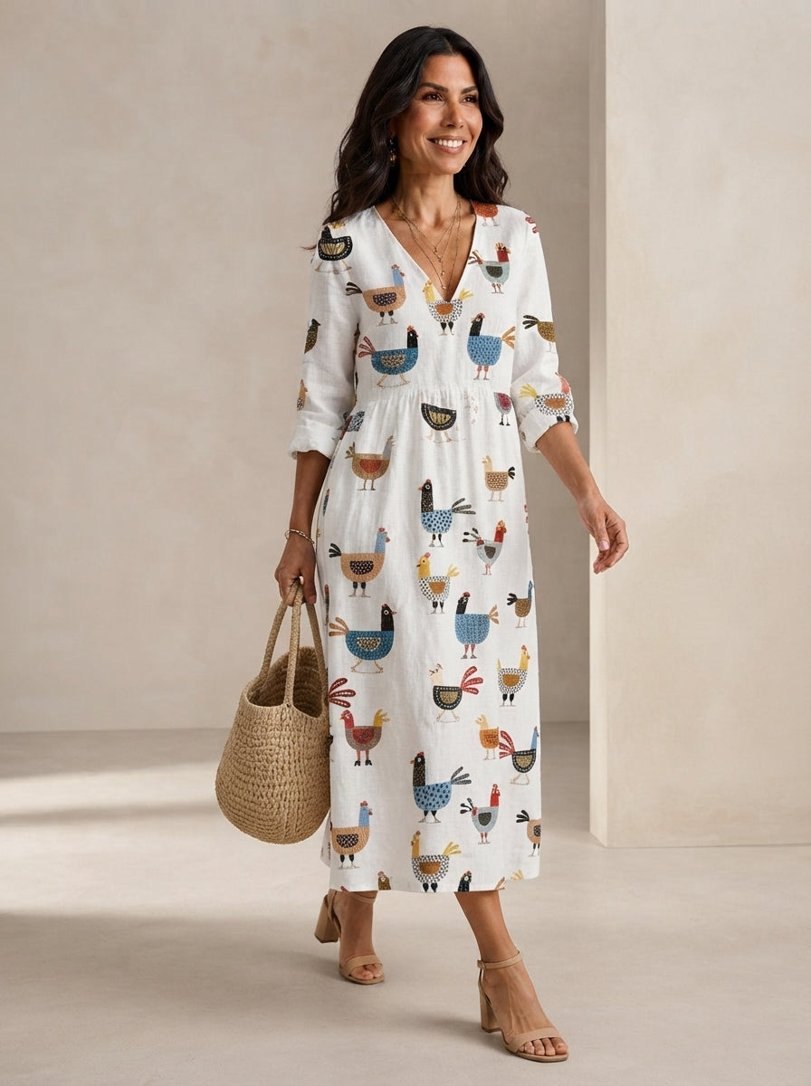 Milagros | Vestido Lino