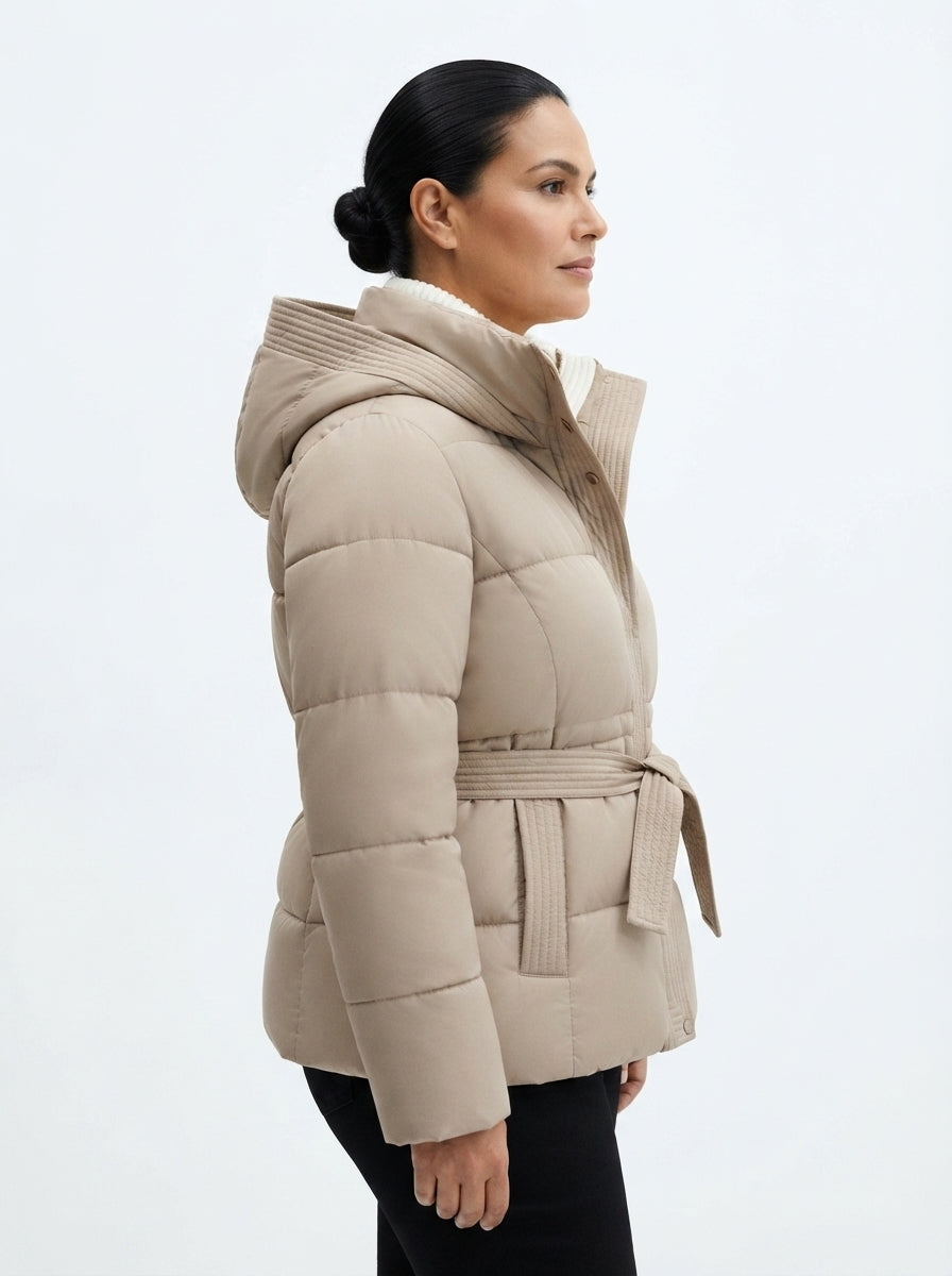 Elodie | Belted Puffer Jacket