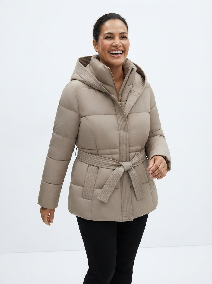 Elodie | Belted Puffer Jacket