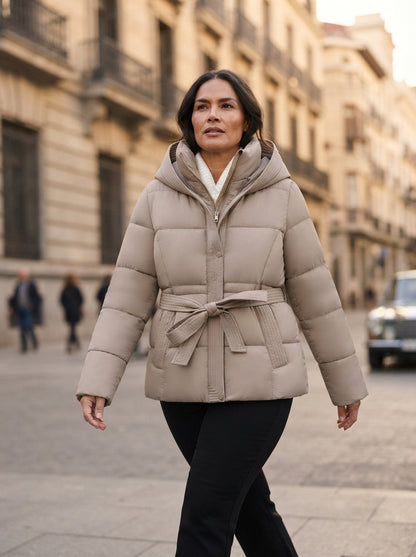 Elodie | Belted Puffer Jacket
