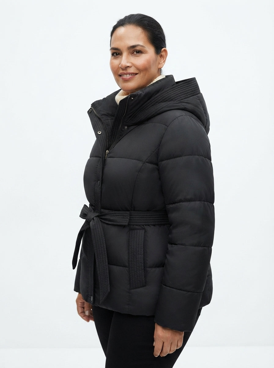 Elodie | Belted Puffer Jacket