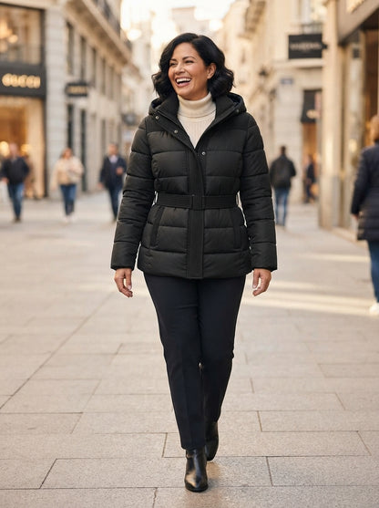Elodie | Belted Puffer Jacket