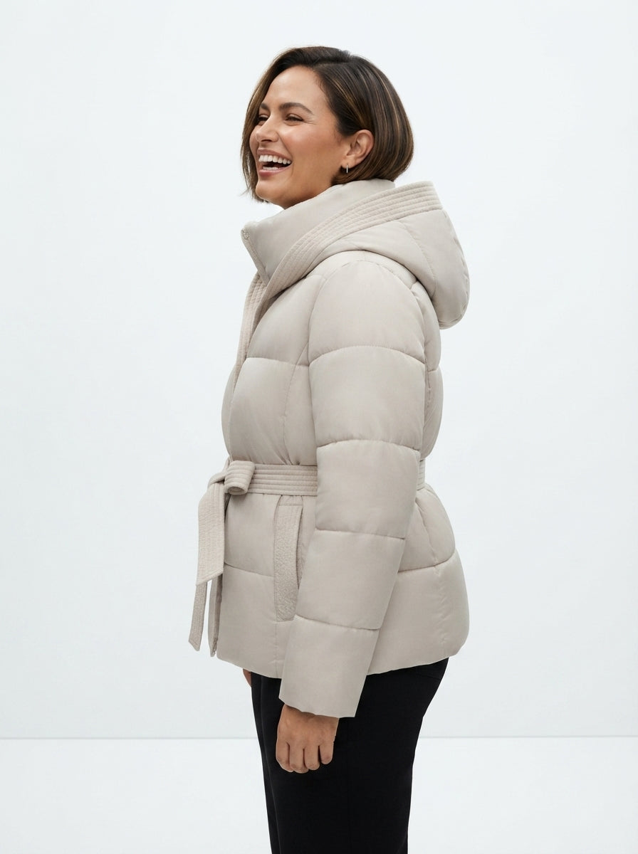 Elodie | Belted Puffer Jacket