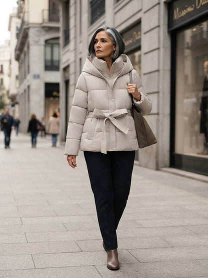 Elodie | Belted Puffer Jacket