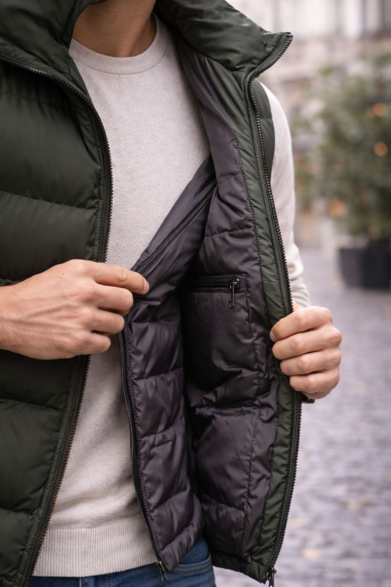 Chaleco Acolchado con Capucha Ethan