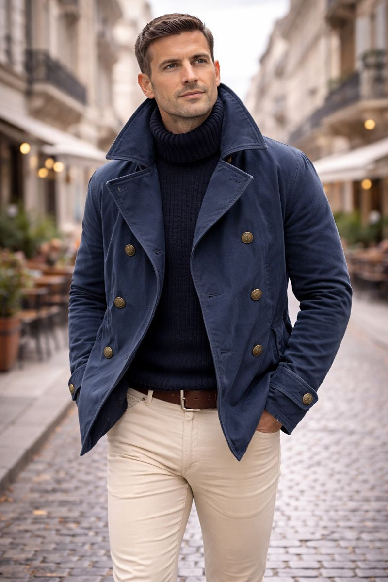 Chaqueta Marinera Azul Marlon