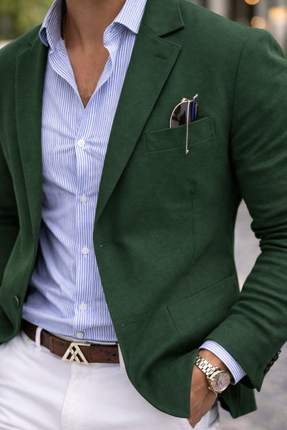 André – Americana de hombre estilo casual elegante