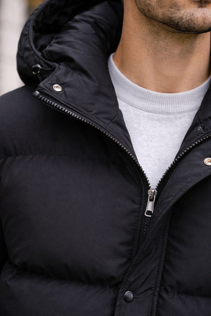 Logan - Abrigo acolchado con capucha