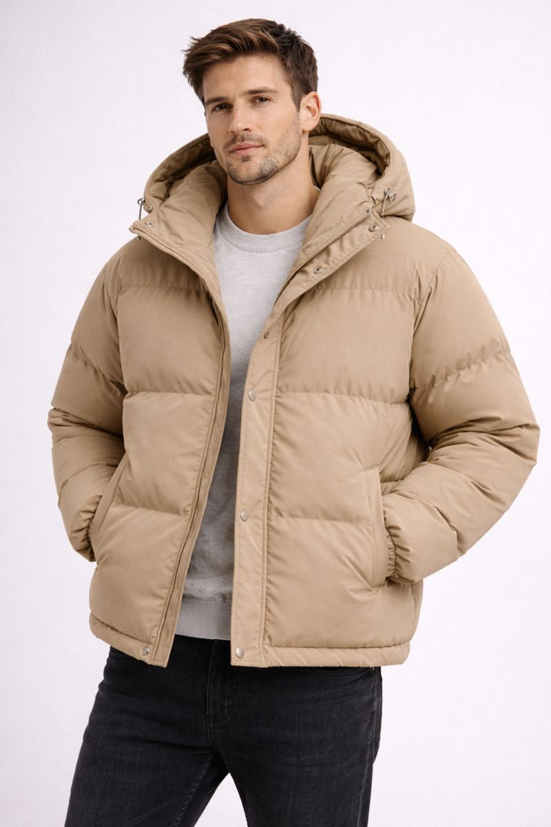 Logan - Abrigo acolchado con capucha