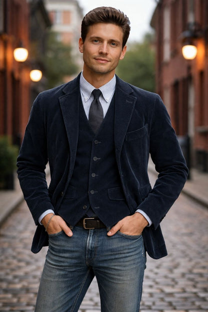 Tommy – Blazer elegante con chaleco