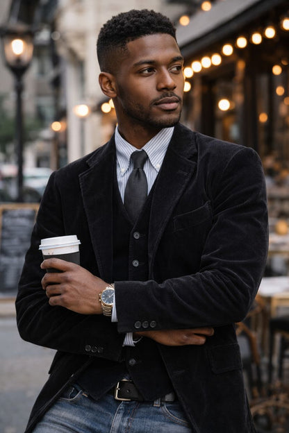 Tommy – Blazer elegante con chaleco