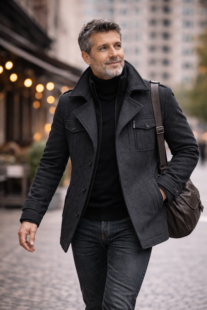 Victor – Abrigo de lana para hombre