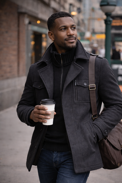 Victor – Abrigo de lana para hombre