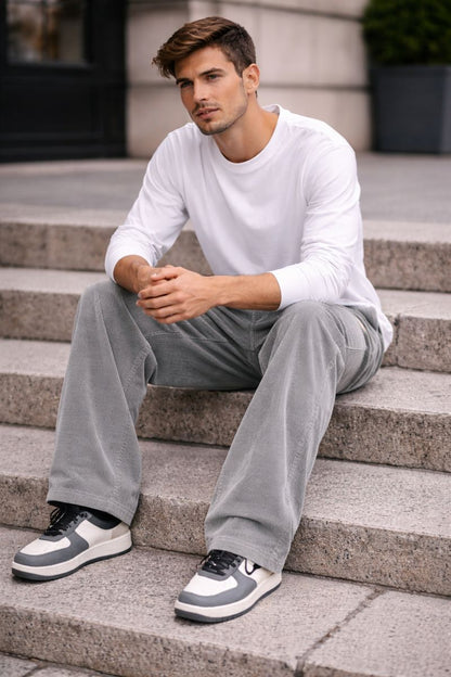 Leo – Pantalón de pana ancho para hombre