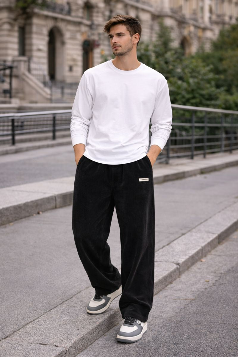 Leo – Pantalón de pana ancho para hombre