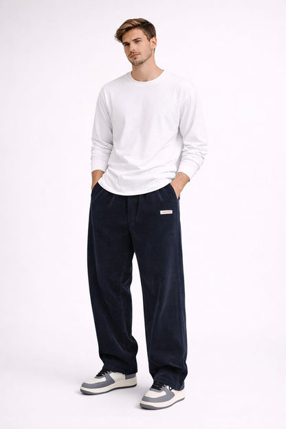 Leo – Pantalón de pana ancho para hombre