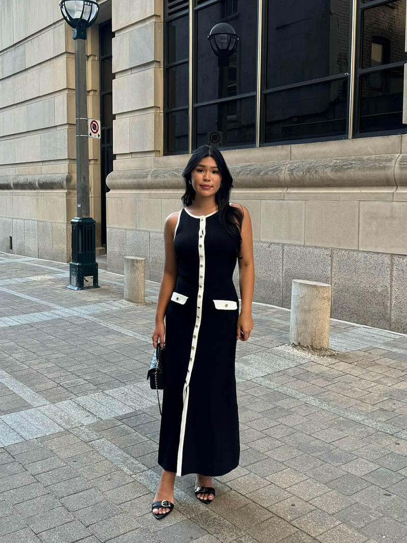 Vestido largo estilo Georgia