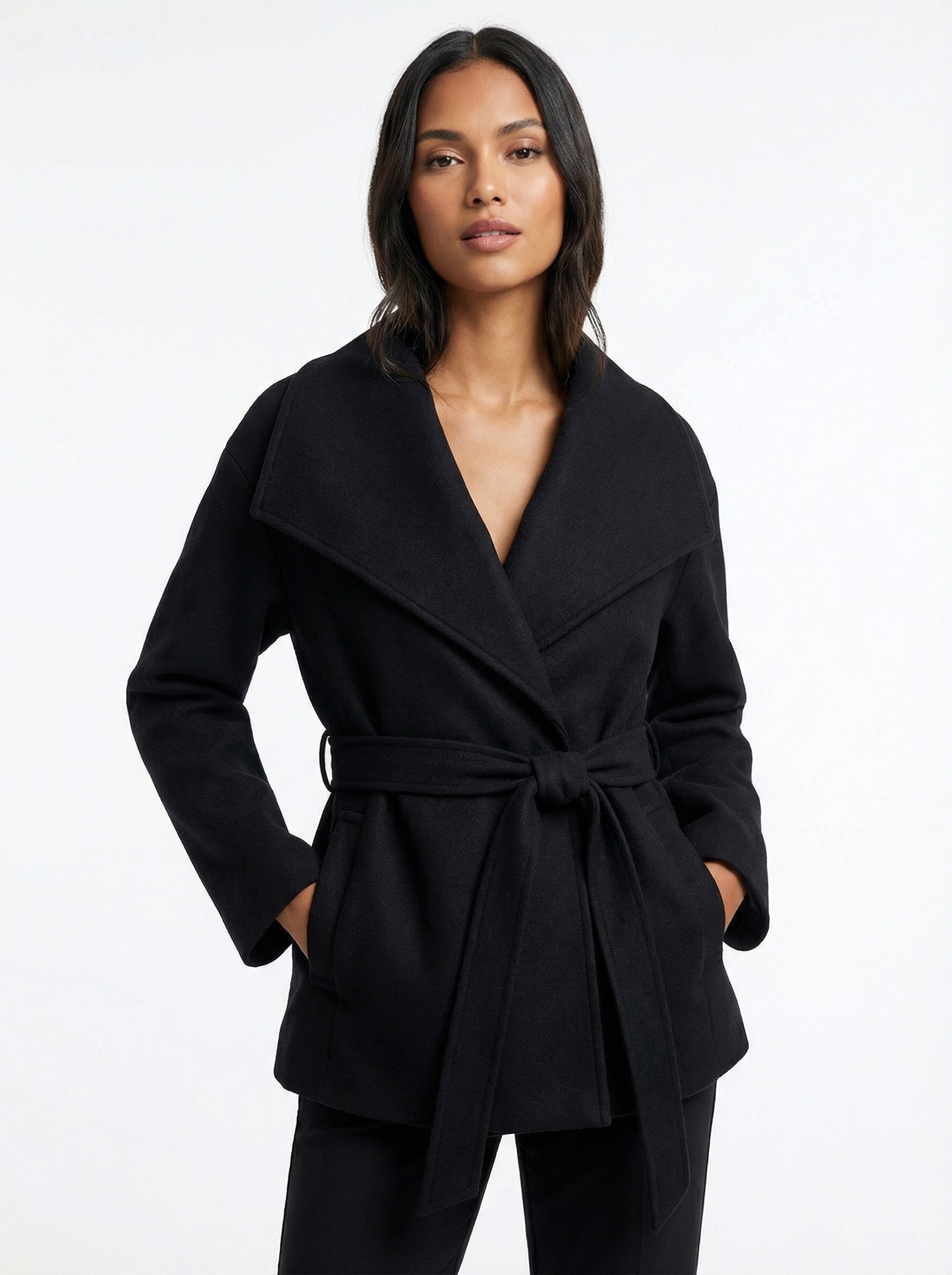 Alessia | Chaqueta de Lana con Cinturón