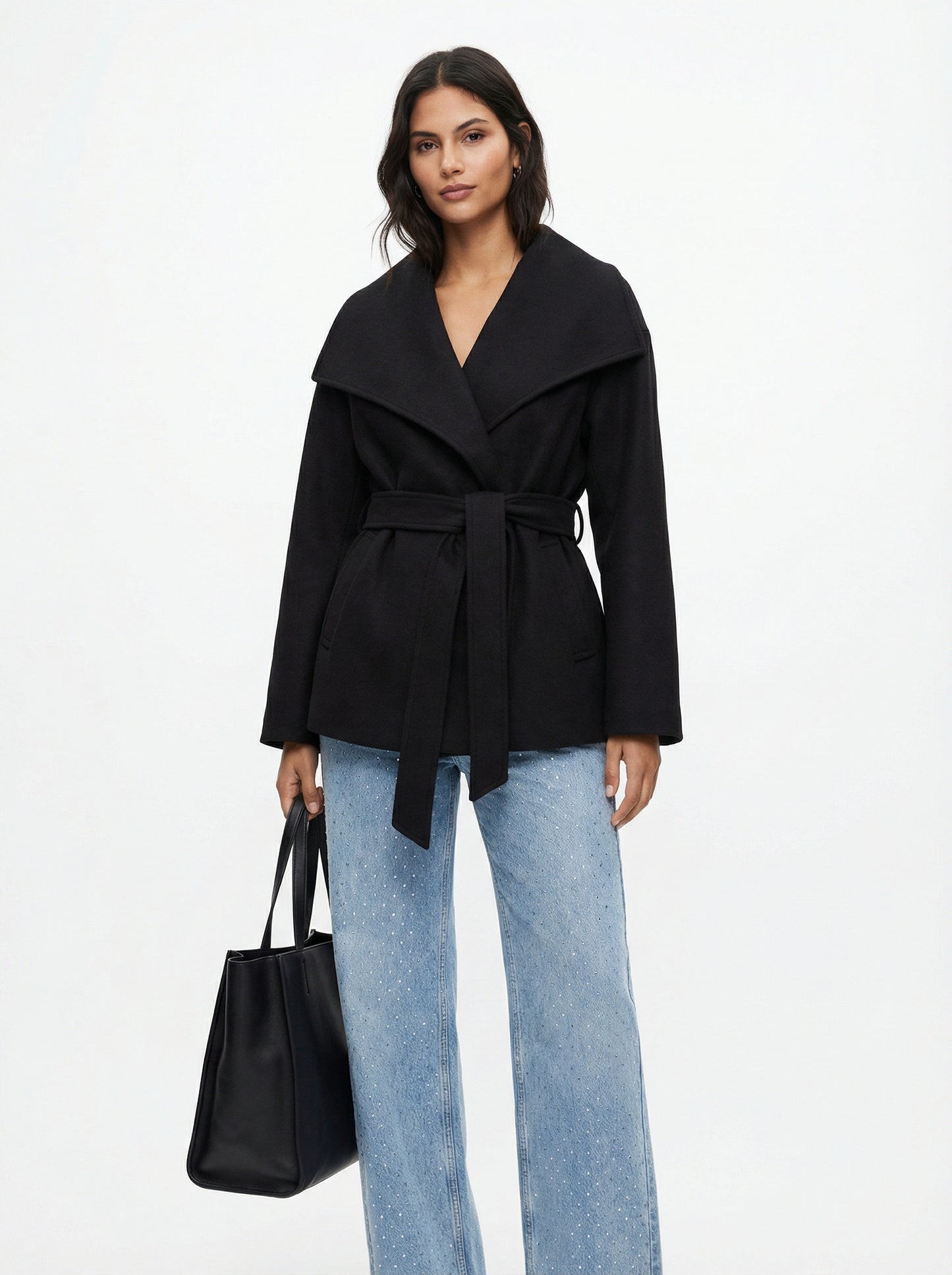 Alessia | Chaqueta de Lana con Cinturón