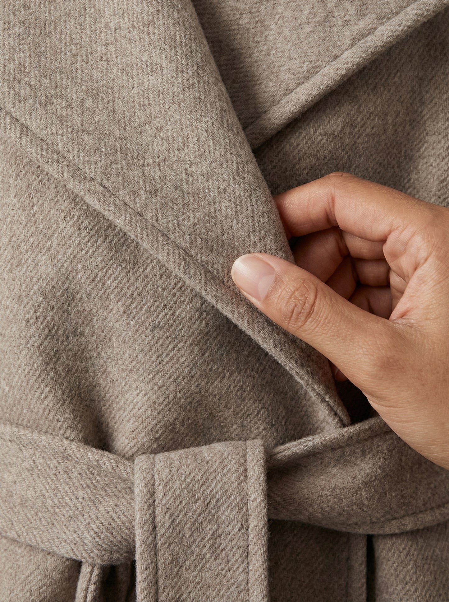Alessia | Chaqueta de Lana con Cinturón