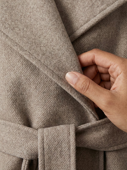Alessia | Chaqueta de Lana con Cinturón