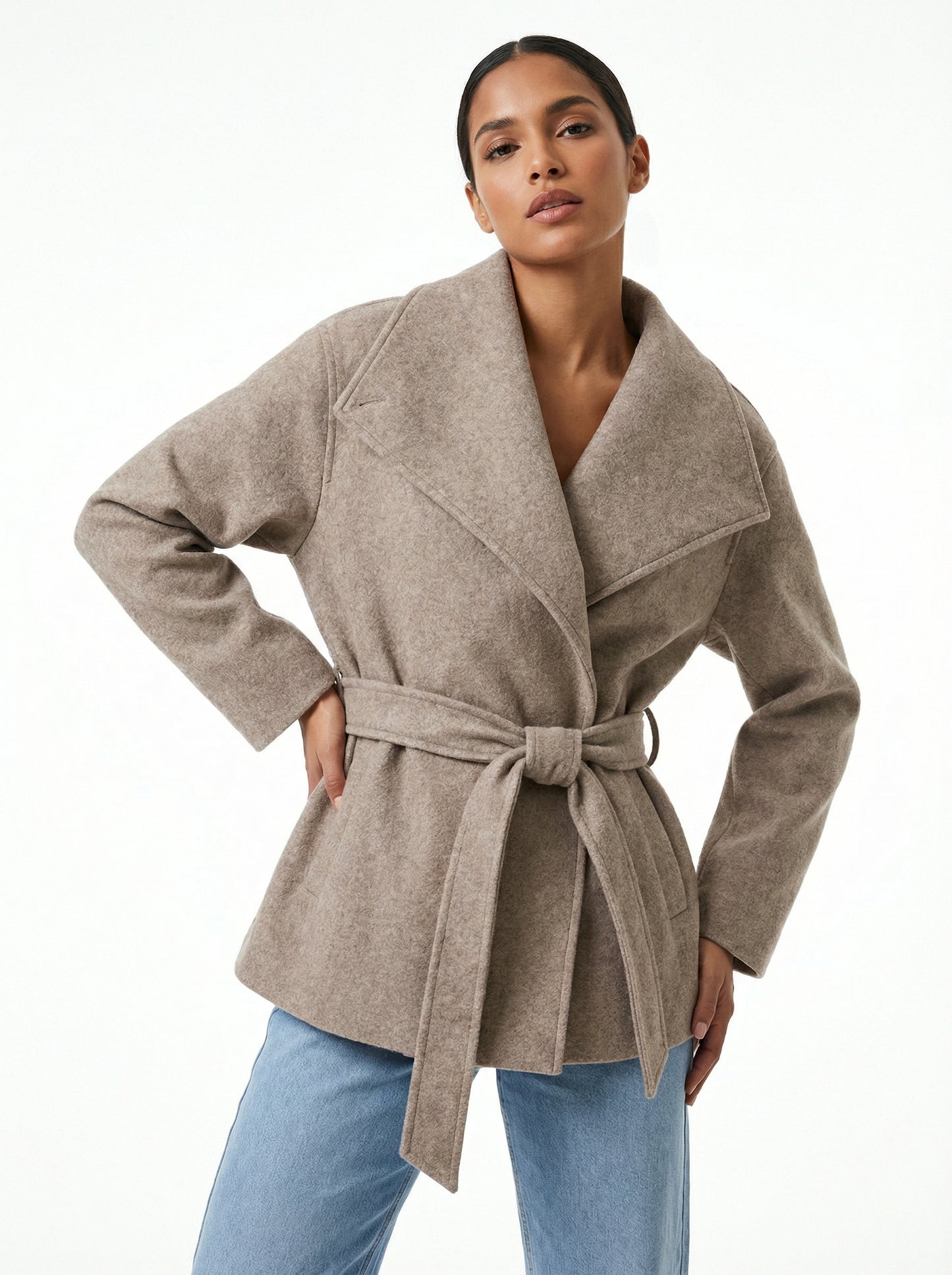 Alessia | Chaqueta de Lana con Cinturón