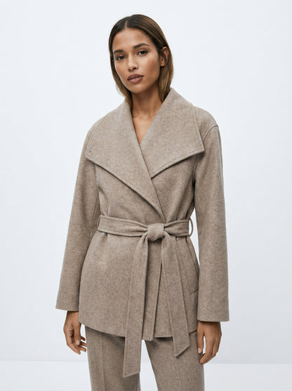 Alessia | Chaqueta de Lana con Cinturón