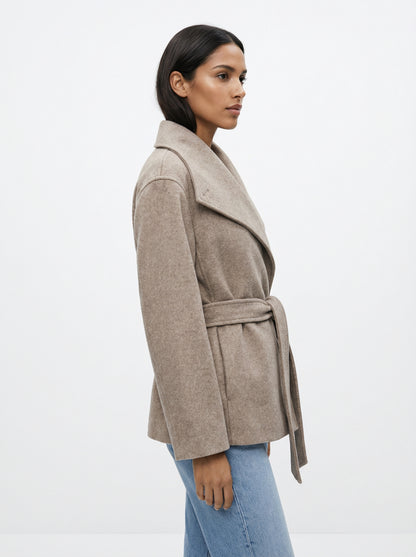 Alessia | Chaqueta de Lana con Cinturón
