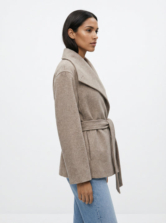 Alessia | Chaqueta de Lana con Cinturón