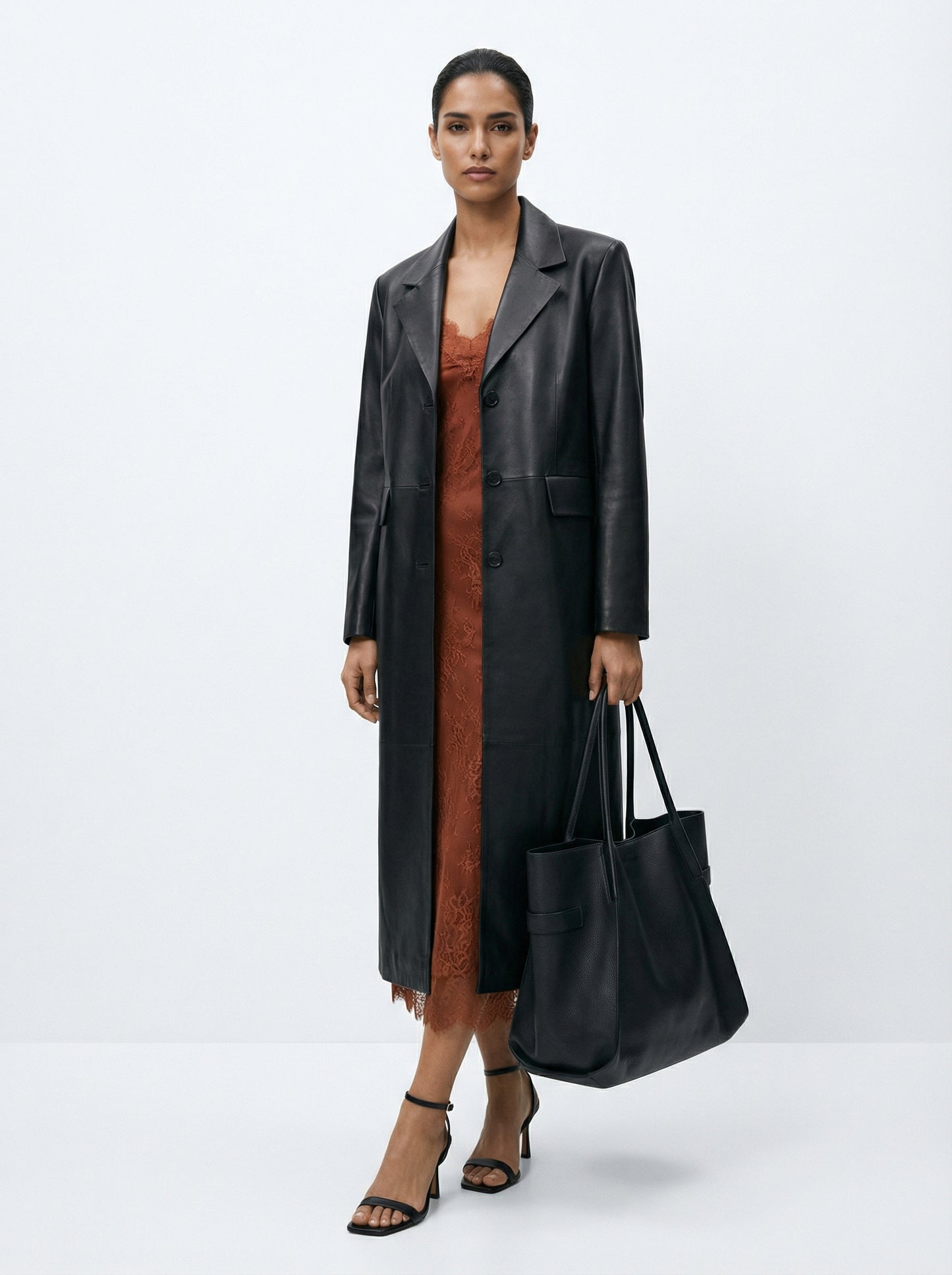 Letizia | Abrigo de piel largo