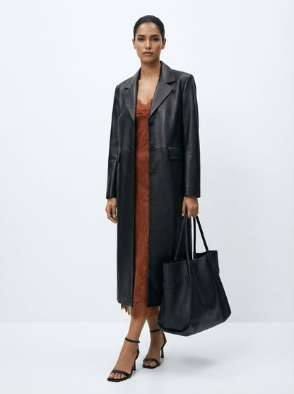 Letizia | Abrigo de piel largo